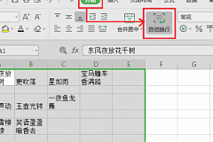 WPS和Excel表格如何实现单元格内换行