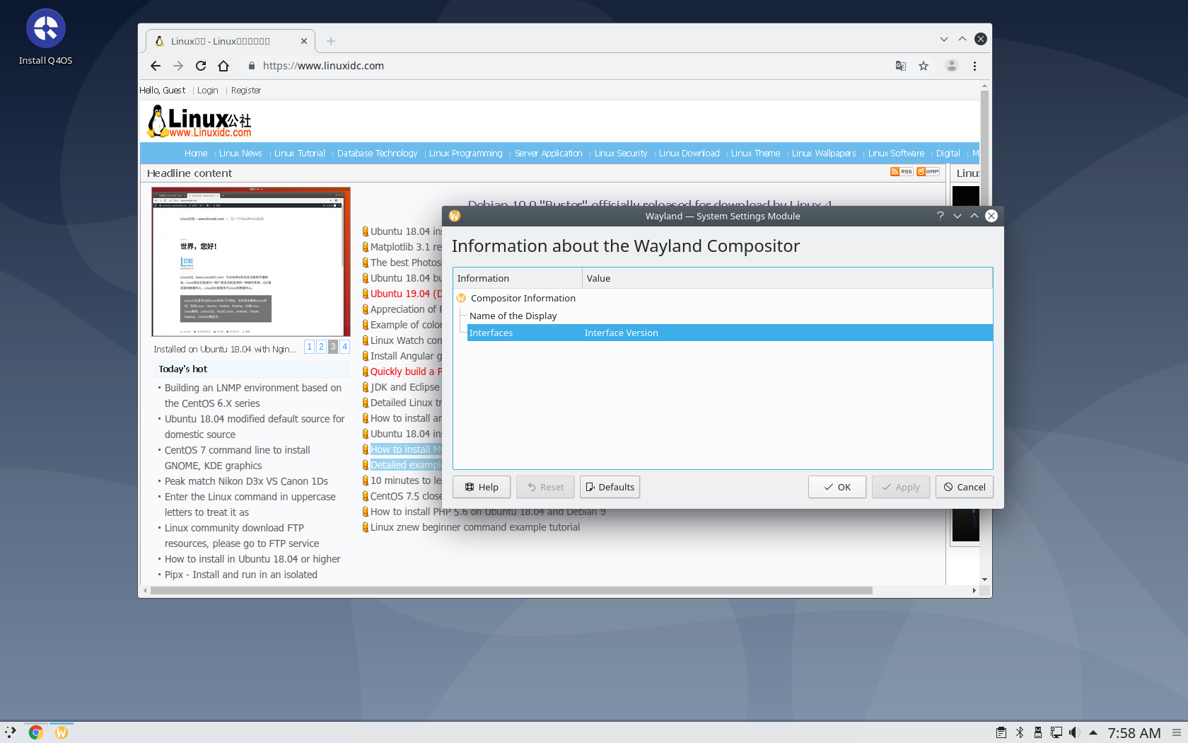 Q4OS 3.8 发布，作为在Debian 10.0上构建的传统桌面Linux发行版