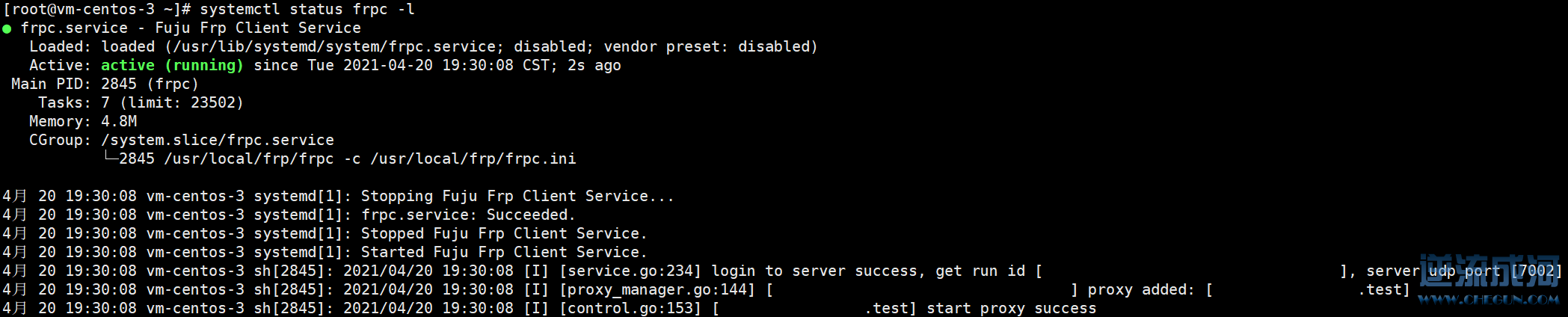 systemd-multi-status