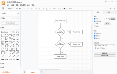 免费开源流程图思维导图软件draw.io